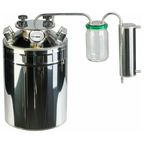 Самогонный аппарат Умелец на 13 литров фланцевый с сухопарником-банкой Умелец Умелец-БТФ13 640000₽