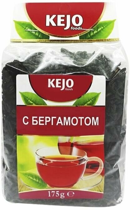 KEJOfoods Чай листовой Бергамот, зеленый 175г - фотография № 1