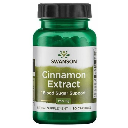 Swanson Cinnamon Extract (Экстракт корицы) 250 мг 90 капсул (Swanson)