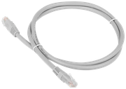 Патч-корд LanMaster вилка RJ-45, вилка RJ-45, кат.6, ПВХ, 0.5м, серый [twt-45-45-0.5/6-gy]