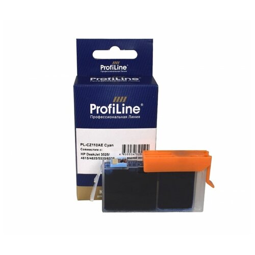 Картридж ProfiLine PL-CZ110AE-C, 600 стр, голубой картридж profiline pl c exv34