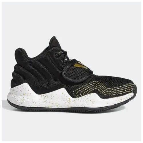 Кроссовки детские Adidas Deep Threat C CBLACK/FTWWHT/GOLDMT FX8644