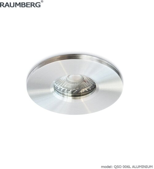 Встраиваемый светильник RAUMBERG QSO 006 alu шлифованный алюминий под светодиодную лампу GU10