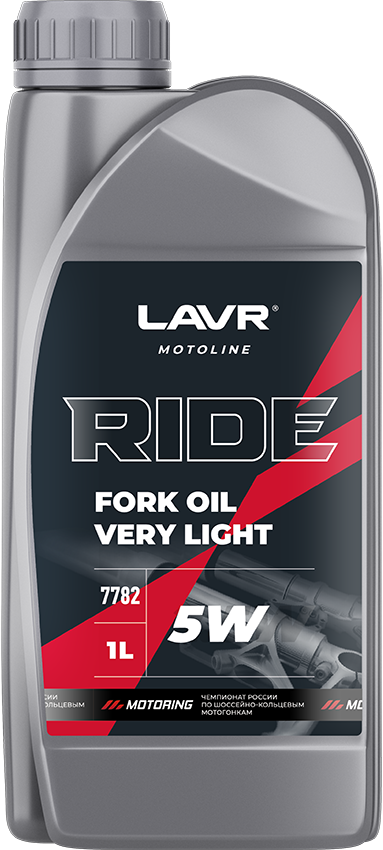 Вилочное масло RIDE Fork oil 5W LAVR MOTO 1 л / Ln7782