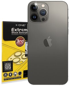 Фото Защитная противоударная бронепленка для iPhone 13 Pro Max X-ONE Extreme Shock Eliminator на камеру