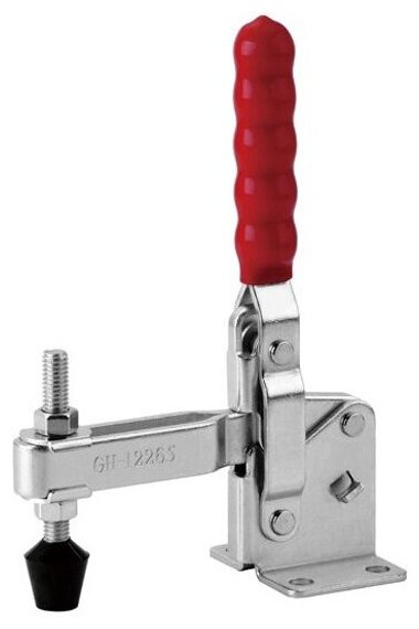 Зажим механический Woodwork Toggle Clamps, с вертикальной ручкой усилие 340 кг