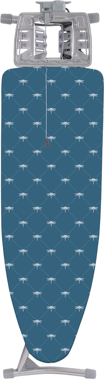 Гладильная доска Ника Grant 122 x 42 см с тефлоновым покрытием, стрекозы - фотография № 6