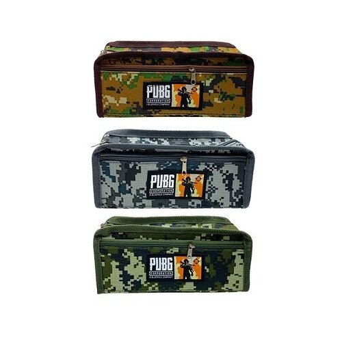 Пенал Pixel camo 1 отделение 200*80*40мм, карман на молнии, в ассортименте
