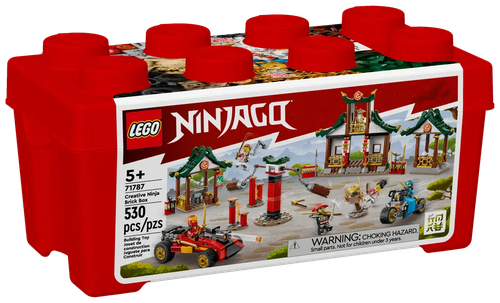 Конструктор LEGO Ninjago 71787 Creative Ninja Brick Box, 530 дет.