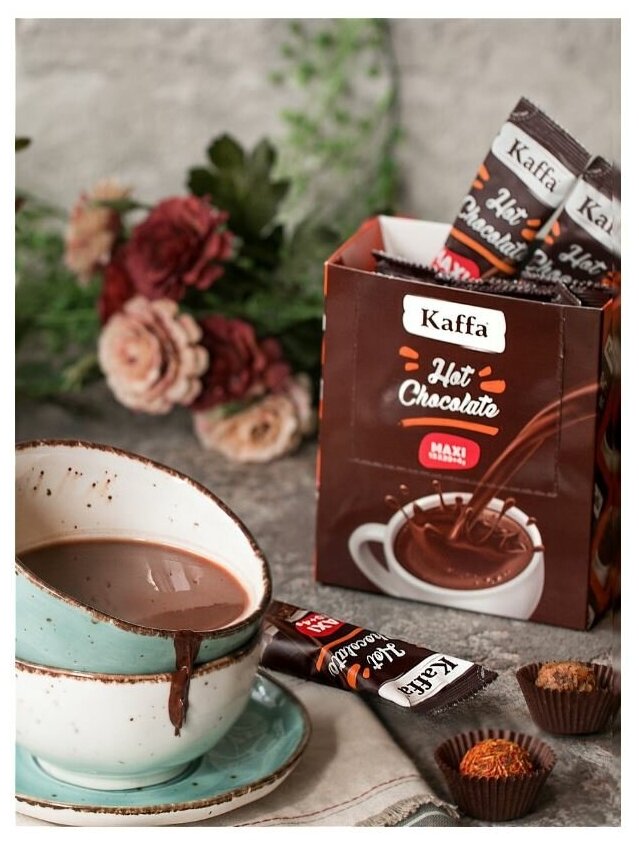 Горячий шоколад Kaffa Hot Chocolate 24гр, 15 штук - фотография № 3