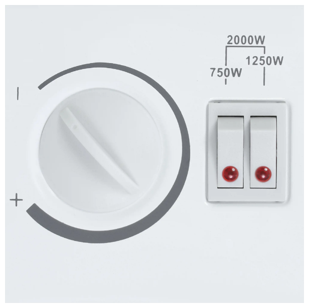 Конвектор электрический механическим термостатом 2000 Вт - фотография № 4