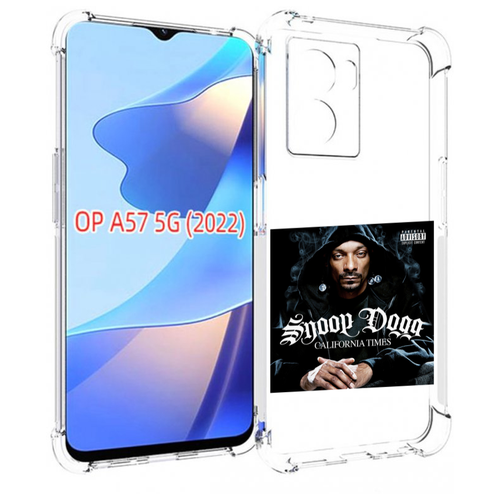 Чехол MyPads Snoop Dogg CALIFORNIA TIMES для OPPO A57 5G(2022) задняя-панель-накладка-бампер