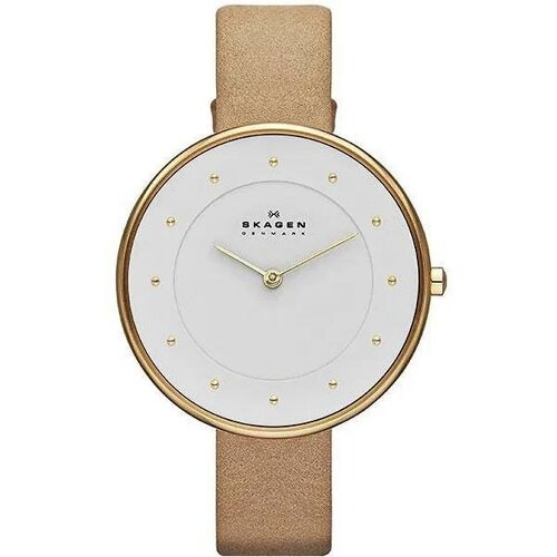 Наручные часы SKAGEN, бежевый, белый