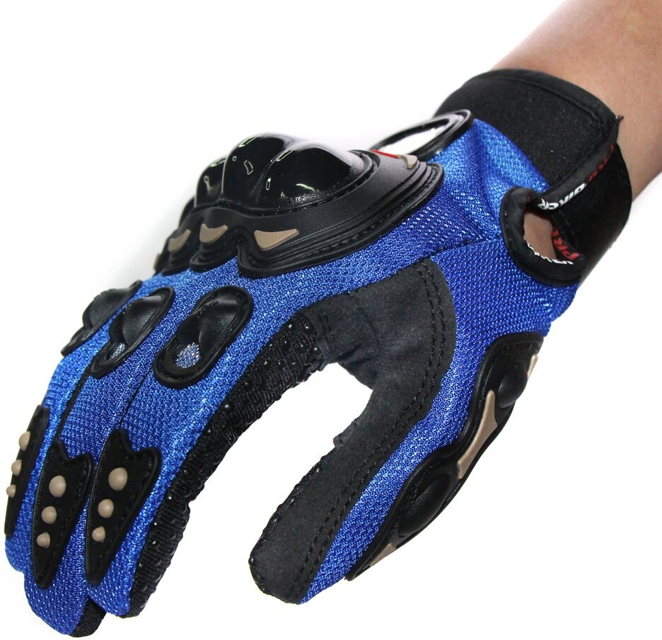 Мотоперчатки Текстиль Короткие Pro-Biker MCS-01 Blue L