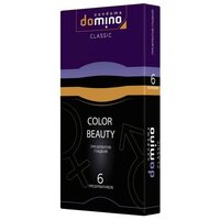 Разноцветные презервативы DOMINO Classic Colour Beauty - 6 шт.