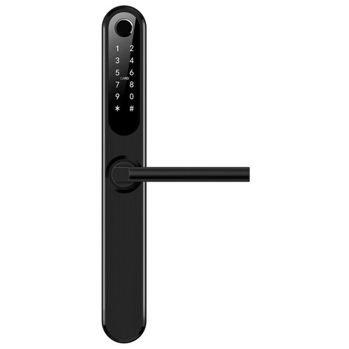 Электронный замок Novilock Smart Slim Black с врезным замком 3585 v.4089