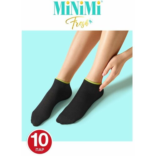 фото Носки minimi, 10 пар, размер 35-38 (23-25), черный