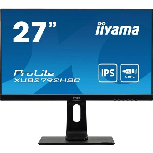 Монитор Iiyama 27 ProLite XUB2792HSC-B1 черный IPS LED 169 HDMI MM матовая HAS Piv 250cd 178гр178гр 1920x1080 75Hz DP FHD USB 68кг 3103800₽