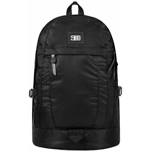 Рюкзак / Street Bags / 6301 Гладкий нейлон прямая молния 46х16х32 см / чёрный