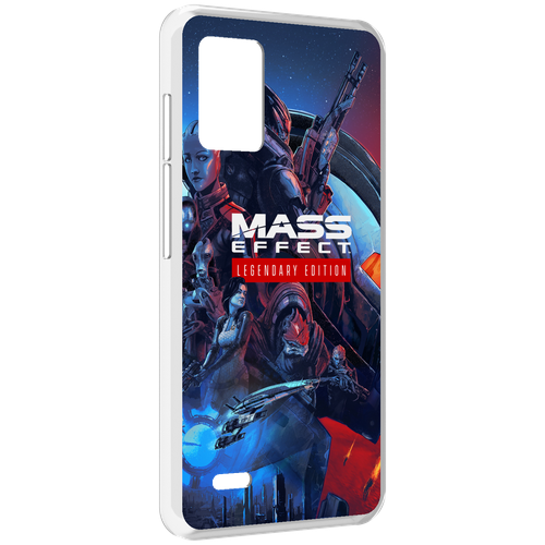 Чехол MyPads Mass Effect Legendary Edition для UMIDIGI Bison X10S / Bison X10G задняя-панель-накладка-бампер