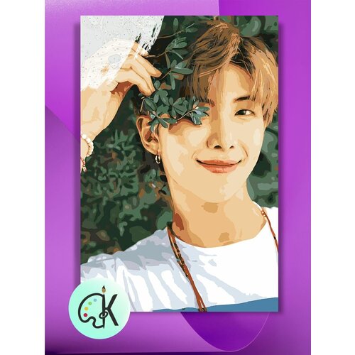 Картина по номерам на холсте BTS RM Namjoon Nature, 40 х 60 см картина по номерам на холсте bts kim namjoon 40 х 60 см