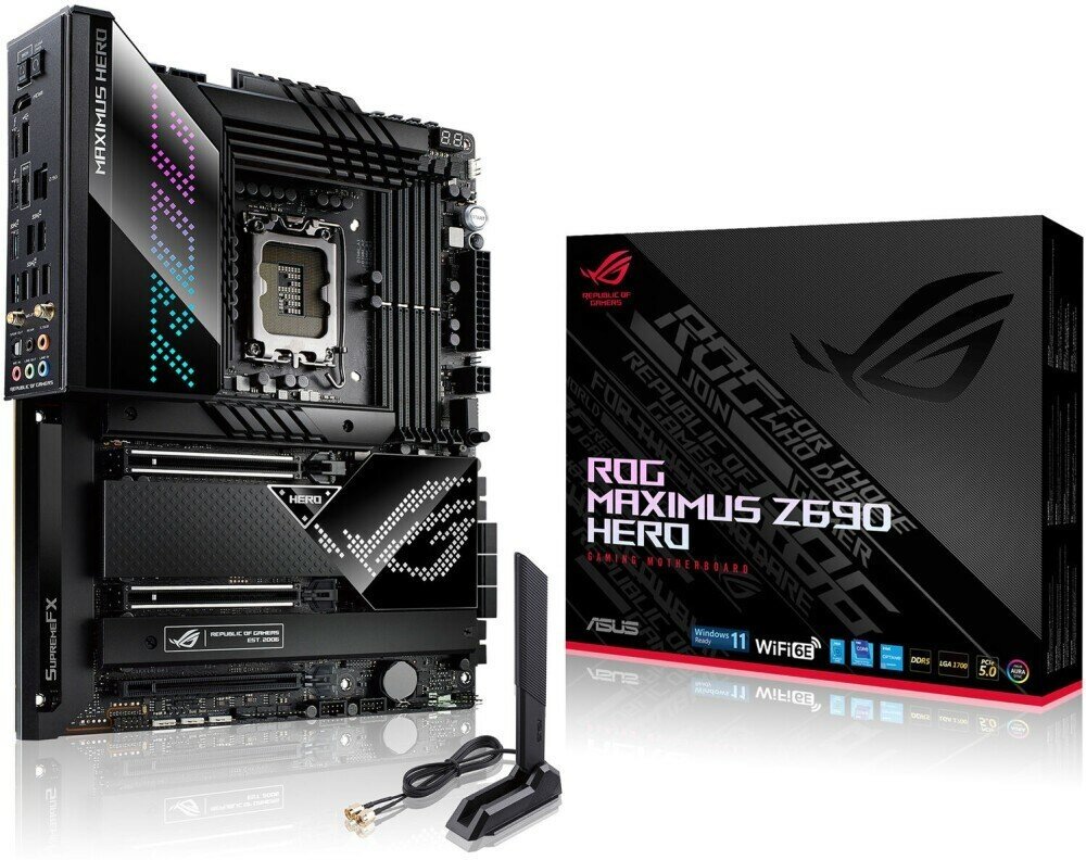 Материнская плата Asus ROG MAXIMUS Z690 HERO EVA, Soc-1700, ATX - фото №15