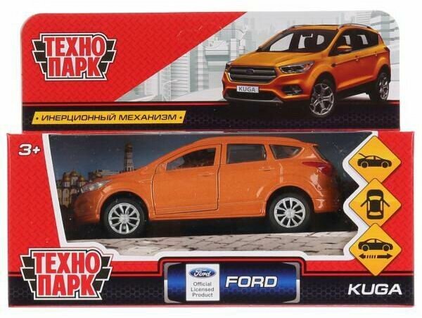 Машинка Технопарк FORD KUGA золотой 12 см KUGA-RD