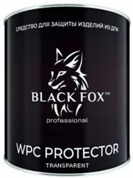 ТД "Кубанские Краски" Масло Black Fox WPC Protector для террасной доски ДПК 2,5л (прозрачное)