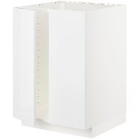 Шкаф для кухни ИКЕА МЕТОД/Рингульт, (ШхГхВ): 60х61.6х88 см, белый/рингульт белый