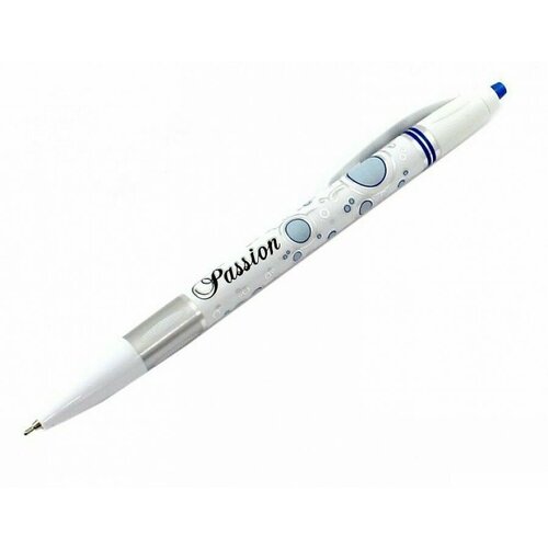 Ручка шариковая автоматическая, Flair PASSION, пластиковый корпус, синяя, набор по 5 шт