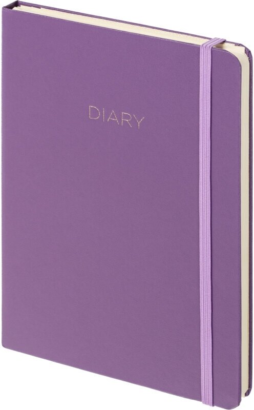 Ежедневник недатированный сиреневый, А5 136 л., Dairy, ATTACHE