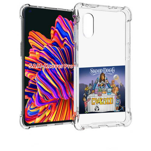 Чехол MyPads Snoop Dogg COOLAID для Samsung Galaxy Xcover Pro 1 задняя-панель-накладка-бампер