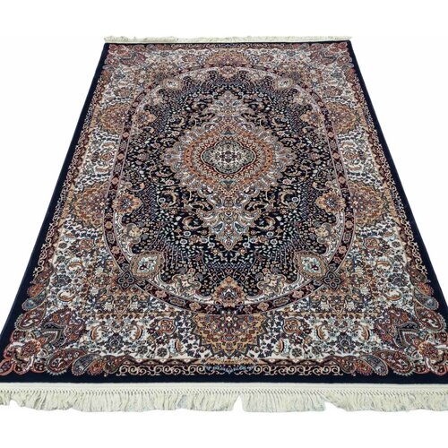 Ковер D414 NAVY Прямоугольник - коллекция SHAHREZA 1.60x2.20 синий