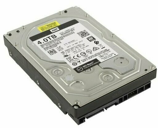 Жесткий диск Western Digital 4TB WD4005FZBX Black 4ТБ 3,5" 7200RPM 256MB (SATA-III)