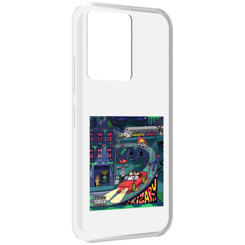 Чехол MyPads Яд (альбом Kizaru) для Infinix Note 12 5G X671 / Note 12 Pro 5G задняя-панель-накладка-бампер