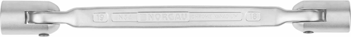 Двусторонний шарнирный ключ NORGAU - фото №2