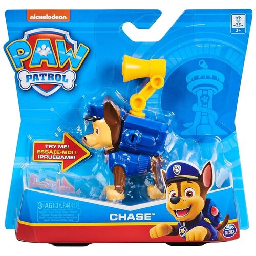 Paw Patrol, Щенячий патруль, Щенок спасатель лающий Чейз с музыкальными эффектами