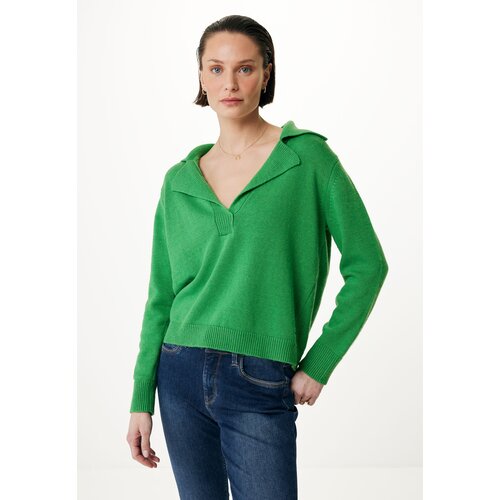 Пуловер MEXX, размер S, зеленый пуловер mexx размер s фуксия