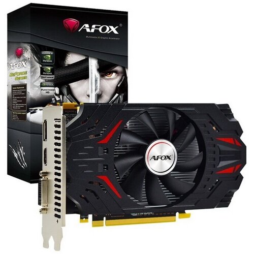 Видеокарта Afox nVidia GTX 750 1076 2048 5000 128 RTL [AF750-2048D5H6-V3]