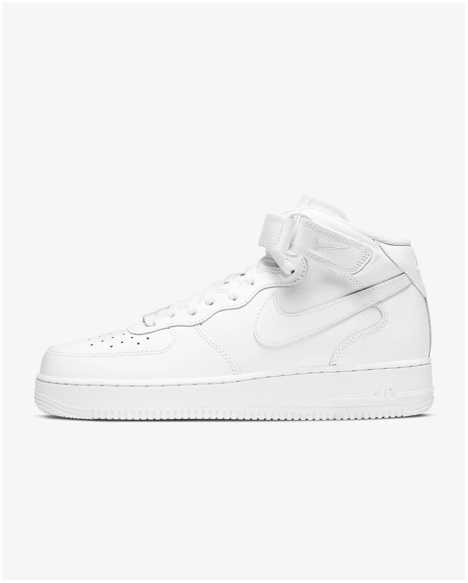white nike air force one mid