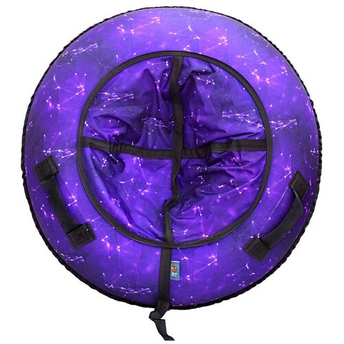 Санки надувные Тюбинг RT Созвездие фиолетовое + автокамера, диаметр 118 см