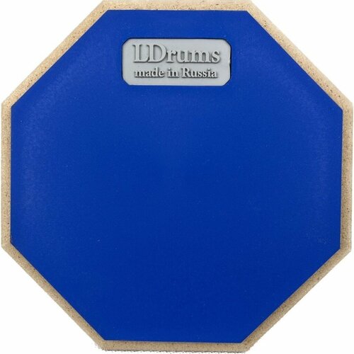 Тренировочный пэд 8, резина, синий, LDrums LDTP8-BL тихий тренировочный пэд на тарелку