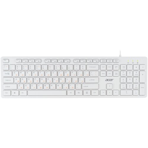 Клавиатура Acer OKW123 белый zl kbdee00d 99000₽
