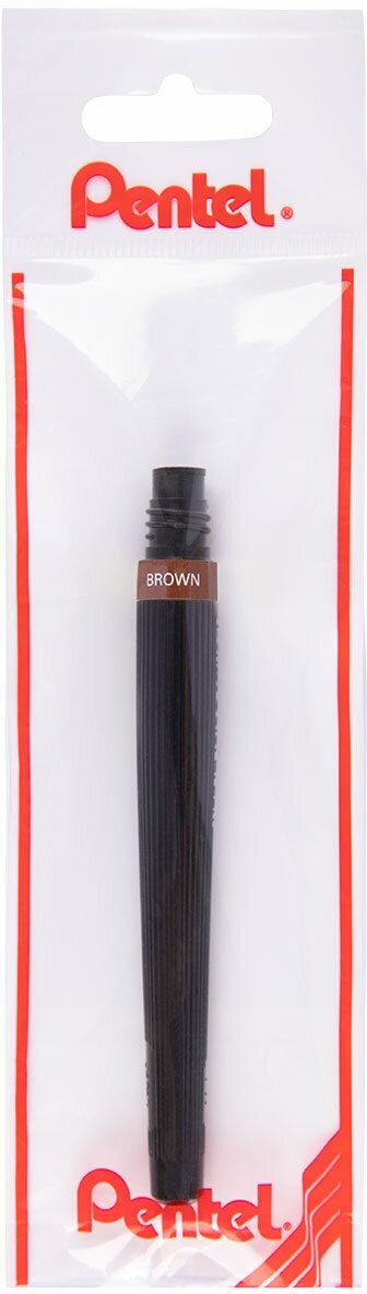 Сменный картридж "Pentel" для кисти с краской Colour Brush GFL кисть/круглое тонкое FR-106X коричневый
