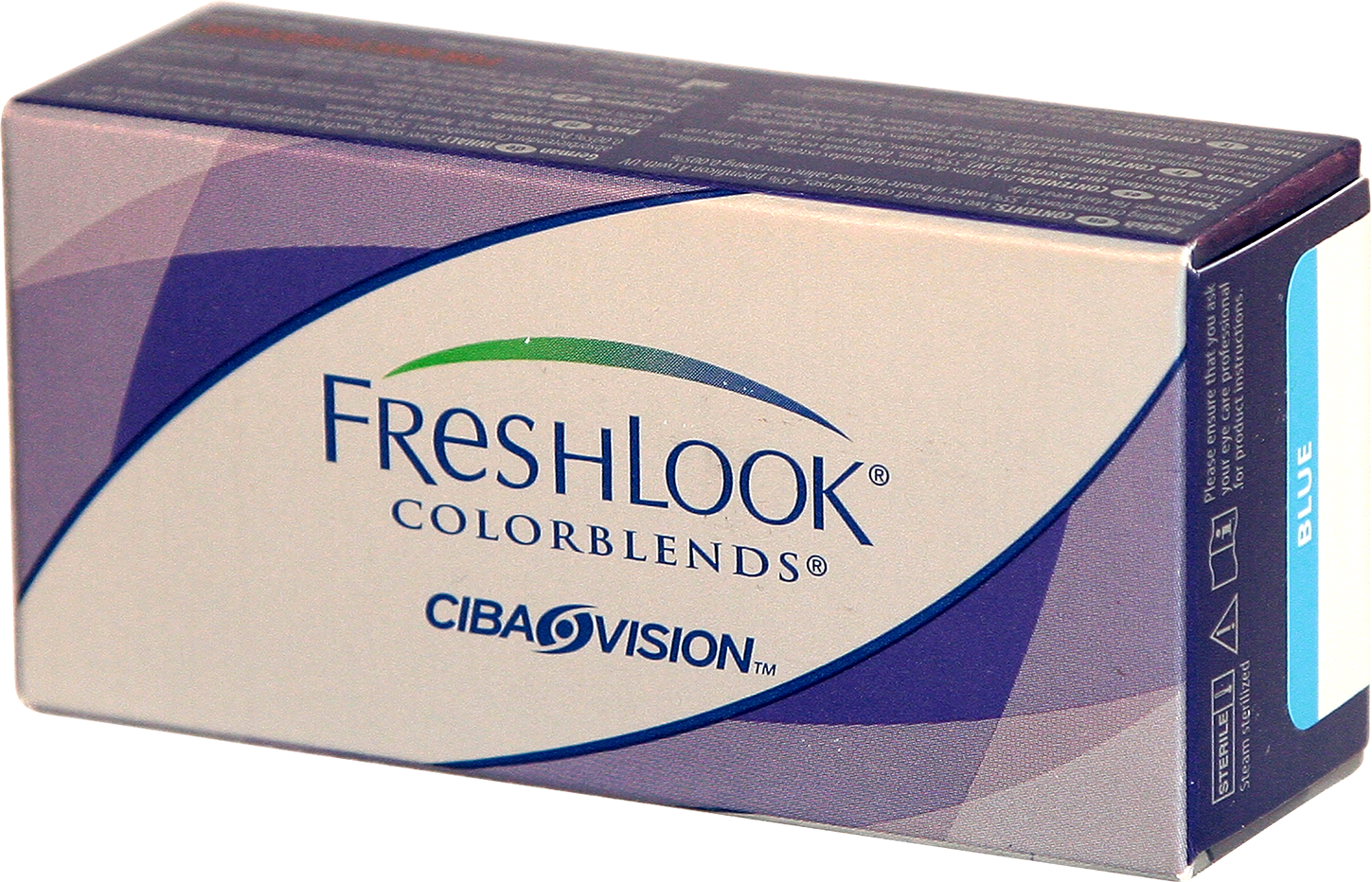 Контактные линзы Alcon Freshlook ColorBlends, 2 шт., R 8,6, D -3,5, true sapphire