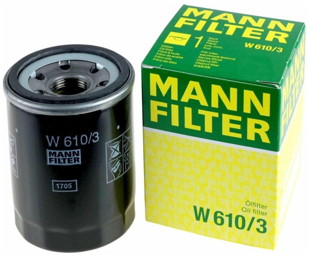 MANN-FILTER W 610/3 Фильтр масляный