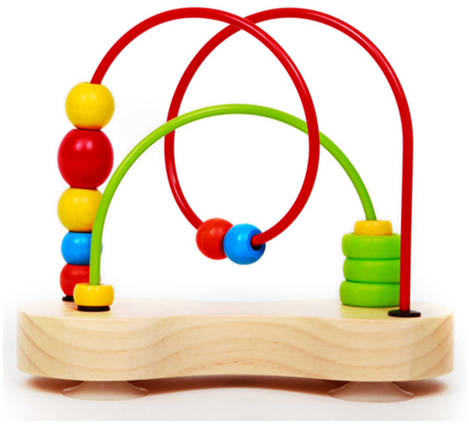Игрушка детский деревянный лабиринт Hape "Цветные шарики" E1801_HP