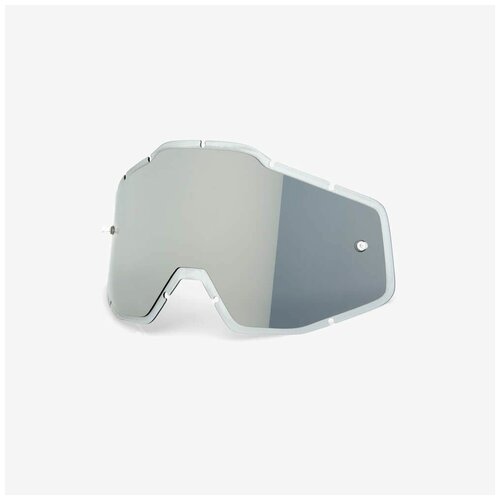 PitBikeClub Линза 100% Racecraft/Accuri/Strata Anti-Fog Injected Silver Flash Mirror (51004-028-02)