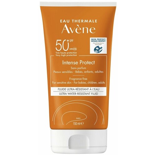 Флюид Avene Intense Protect Водостойкий солнцезащитный флюид 50+, 150 мл