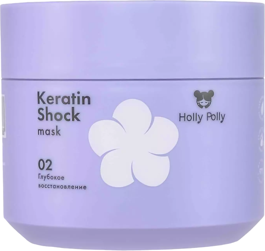 Holly Polly Маска для волос восстанавливающая Keratin Shock 300 мл 1 шт